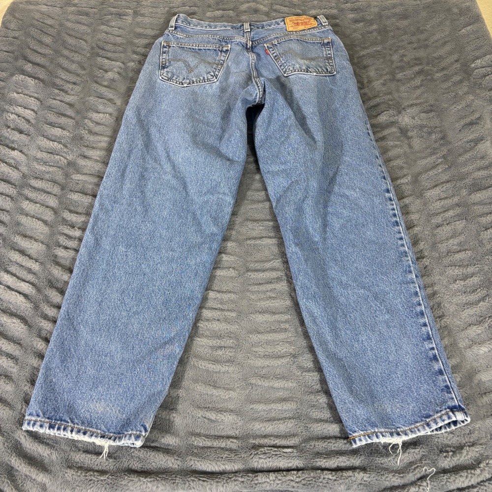 Levis 560 Comfort Fit Jeans Mens 33x32 Blue Light Wash Loose Tapered Denim AT443